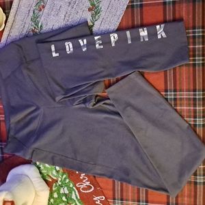 PINK VS Camo Side writing Leggings
